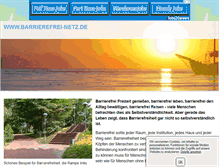Tablet Screenshot of barrierefrei-netz.de
